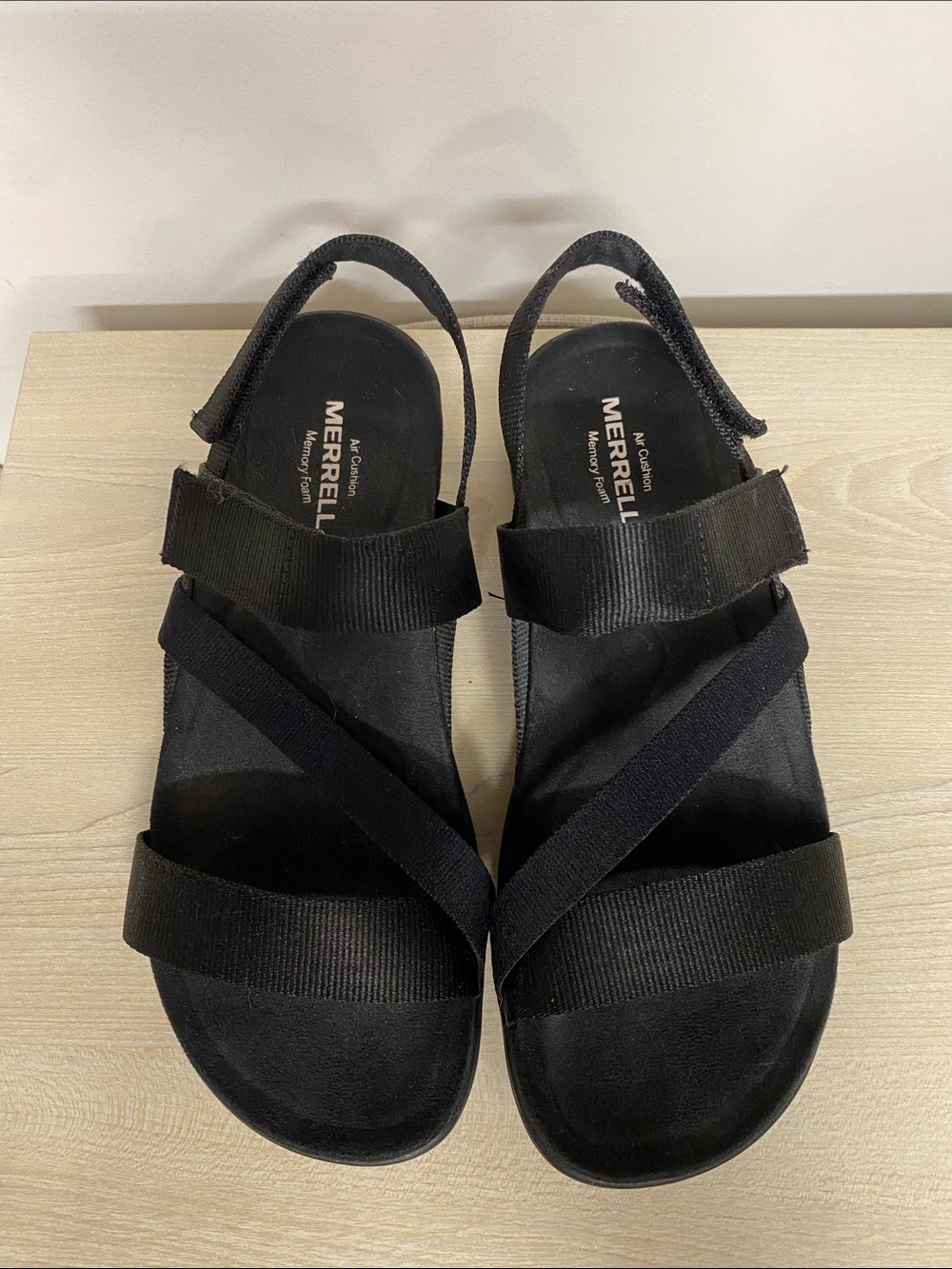 Merrell Women's Black Strappy Outdoor Sandals